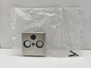 Gira Edelstahl Silber TV SAT 3/2 Loch Abdeckung E Typ 21 20 58x58mm - Bild 1 von 1