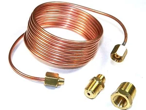 Copper Oil Line Kit For Mechanical Oil Gauge w/ Fittings 72" #104 - Picture 1 of 1