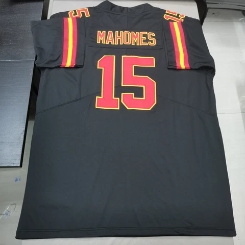 Patrick Mahomes #15 Kansas City Chiefs Vapor Rush Black Stitched Jersey Cover