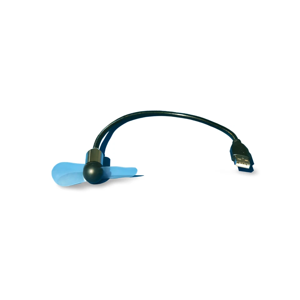 8in USB Notebook Laptop Personal Tiny Fan - Black - Image 1 of 1
