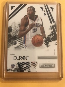 2009-10 Panini Rookies N Stars Kevin Durant Gold Longevity #66 Thunder
