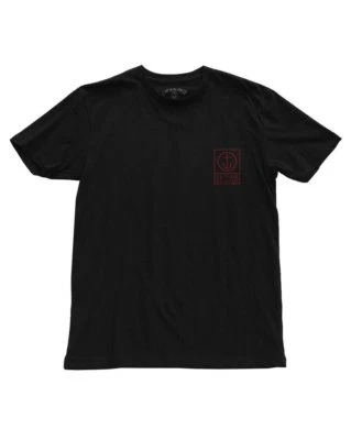 Camiseta Captain Fin Hombre S/S "Boxed Out Premium" Negra - Pequeña - Nueva con Etiquetas Foto 1 de 2