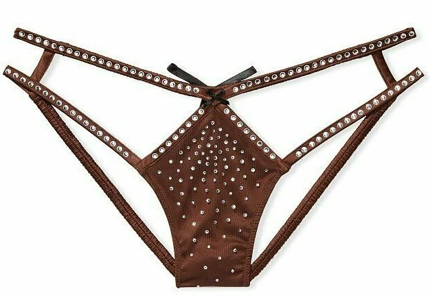 VICTORIAS SECRET DREAM ANGELS TIRAS SATINADO BRILLO DESCARADO BRAGUITA PEDRERÍA NUEVO CON ETIQUETAS Foto 1 de 1