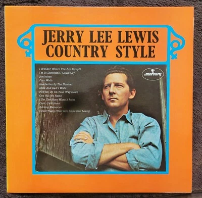JERRY LEE LEWIS - COUNTRY STYLE.  1969 UK COUNTRY BLUES 12" L.P. - Image 1 of 4