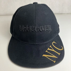 Vintage Y2K Starbury NYC Mütze Kappe nicht verstellbar Herren 7 1/4 Acryl schwarz Stephon Marbury - Bild 1 von 8