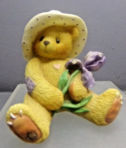 ENESCO CHERISH TEDDIES RESIN FIGURE IRIS YOU'RE THE IRIS OF MY EYE - Picture 1 of 6