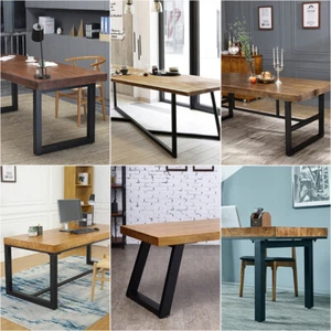 X-Steel Table Leg Heavy Duty Metal Dining Coffee Bench Office Desk Steel Trestle - Picture 1 of 71