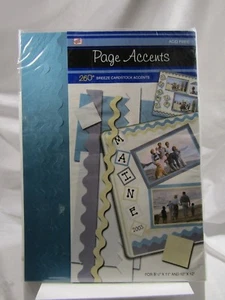 Breeze Page Accents Cardstock Säurefrei Scrapbooking Kunst Fotos 5 Farben mit BONUS - Bild 1 von 10