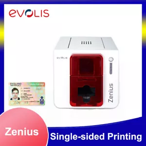 Evolis Zenius Direct-to-card ID Card Printer Single Sided USB Ethernet 300DPI - Picture 1 of 11