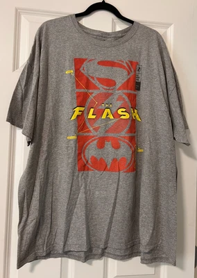 Flash ~ Logo Gris Para Hombre ~ Camiseta Top Para Hombre ~ Talla 3XL Foto 1 de 4