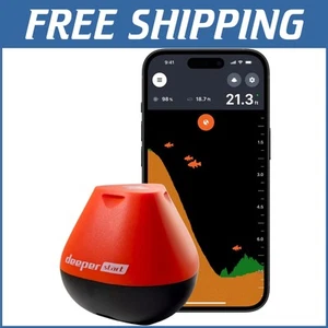 Rechargeable Portable Fish Finder with Built-In Wi-Fi & 6 Hour Battery Life - Picture 1 of 12