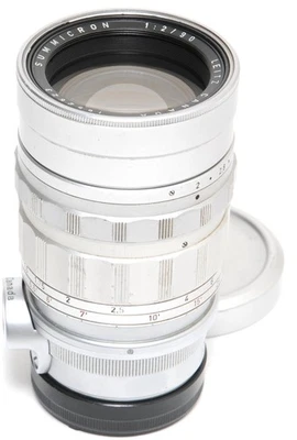 Leica M 2/90mm Summicron Silver early version - Image 1 of 4