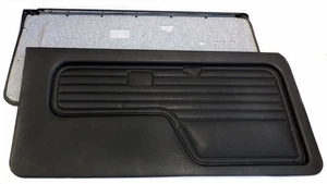 BMW E30 Coupe - Door Panels, Pair, Black, NEW - Picture 1 of 8