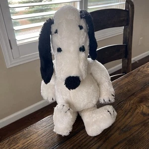 Vintage 1968 Peanuts Snoopy Plush With Collar Rare Stuffed Animal Toy - Picture 1 of 21