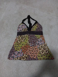 Canotta Y2k A. Byer Babydoll design medio floreale/hippie - Foto 1 di 6