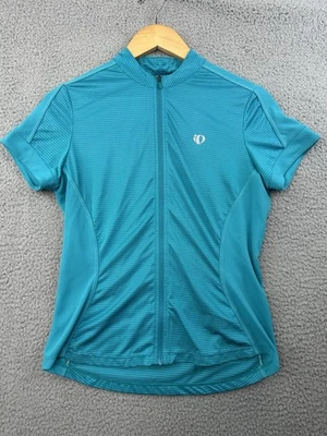 Camiseta deportiva de ciclismo Pearl Izumi Select para mujer azul medio bolsillos de poliéster cremallera completa Foto 1 de 4