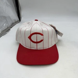 Vintage Chicago Cubs Mütze Snapback weiß gestreift Kappe Logo 7 Baseball MLB sehr guter Zustand - Bild 1 von 7