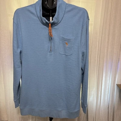 Gofre Margaritaville Island Reserve Talla Grande Manga Larga Loro 1/4 Cremallera Foto 1 de 4