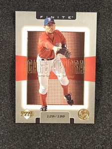 2003 Upper Deck Finite Nomar Garciaparra 129/199, Gold Parallel #17 Red Sox - Picture 1 of 2