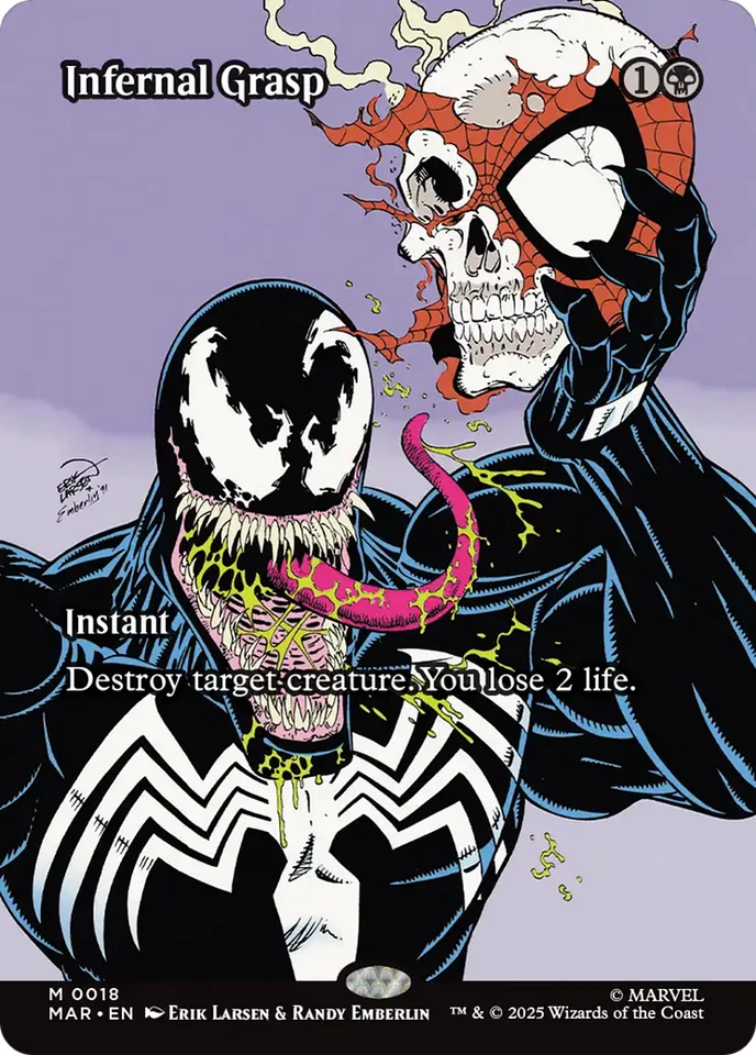 INFERNAL GRASP mtg NM-M Spider-Man Marvel Universe Mythic - Image 1 of 1