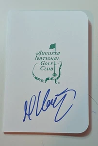Martin Kaymer Signed Augusta National Scorecard Autographed JSA COA Masters - Picture 1 of 1