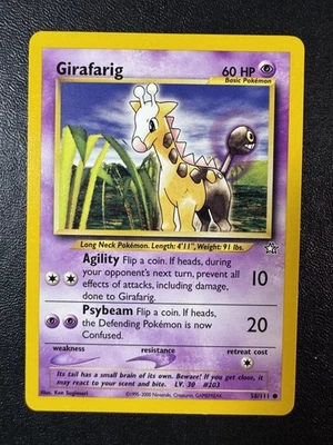 Girafarig Neo Genesis Common 058/111 - Image 1 of 2