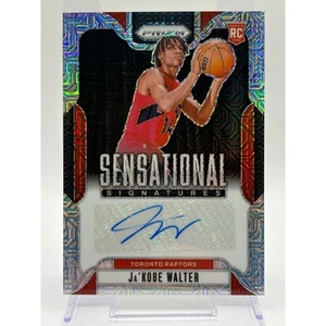 2024-25 Panini Prizm Ja'Kobe Walter Rookie Sensational Mojo Auto 3/25 SP Raptors - Picture 1 of 2