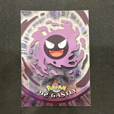 Topps Pokemon Card TV Series 2 Chrome Foil Blue Logo 1st Edition #92 Gastly NM - Image 1 of 4