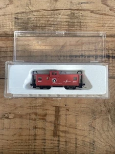 CON COR GREAT NORTHERN GN STEEL CABOOSE RED #X263 VINTAGE N SCALE - Picture 1 of 5