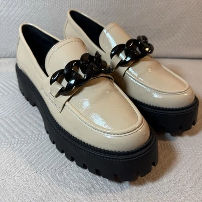 Zapatos Dolce Vita para mujer talla 9 marfil gruesos plataforma suela mocasines cuña Foto 1 de 4