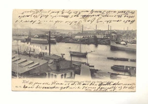 Kiel Germany Howaldtswerke und Werft von Stock VINTAGE Postcard - Picture 1 of 1