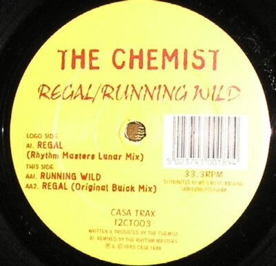 The Chemist Regal / Running Wild Casa Trax 12" 1995 - Image 1 of 2