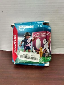 New in Damaged Box Playmobil 70875 Special Plus Soccer Player with Goal - Picture 1 of 2