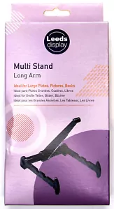 Large Adjustable Display Multi Stand (Black Long Arm) : Platter, Charger, Print - Picture 1 of 6