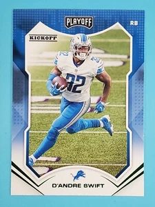 2021 Panini Playoff GREEN KICKOFF D'Andre Swift Detroit Lions #134 - Picture 1 of 2