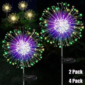 200 LED Solar Light Fireworks Light Fairy String Lights Street Light Garden Decor - Picture 1 of 17