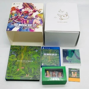 PS4 Seiken Densetsu 2 SECRET of MANA Collector's Edition Limited w/ figure used - Picture 1 of 9