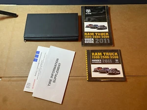 2011 DODGE RAM 1500 2500 3500 owners manual USER GUIDE BOOK SET WITH CASE OEM - Picture 1 of 1