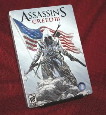 Assassin's Creed III Steelbook Preorder Bonus NEW Sealed Promo Memorabilia - Image 1 of 4