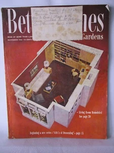 November 1945 WW2 Better Homes & Gardens Magazine Coca Cola, Buick, Ford Vintage - Foto 1 di 7