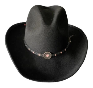 Bullhide Baby Jane - Children's Shapeable Wool Felt Cowgirl Hat Sz M Brim  3 1/8 - Picture 1 of 9