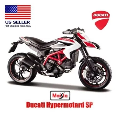 RARE DUCATI HYPERMOTARD SP MOTORCYCLE 1:18 REPLICA MAISTO BIKE NEW MODEL GIFT - Image 1 of 4