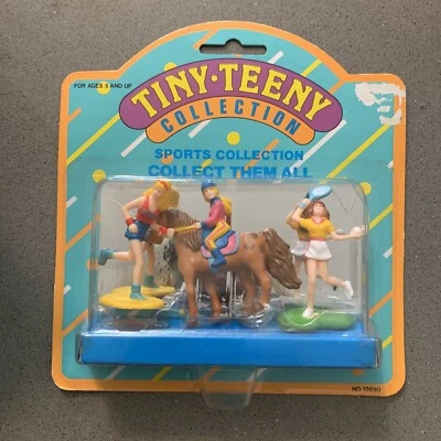 Vintage Minúsculo Coleção Teeny Coleção Esportiva Woolworth Novo No Pacote - Imagem 1 de 4