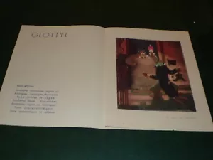 WATERCOLOR - J. TOUCHET - THE VOICE OF AUTHORITY.GLOTTYL - DENIS LABORATORY - Picture 1 of 3