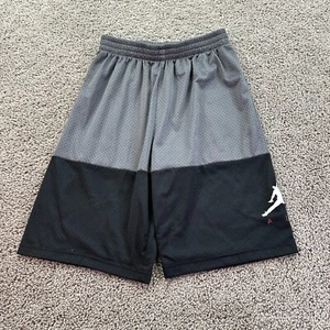 Nike Air Jordan Shorts Boys Extra Large Gray Black Jumpman Basketball Kids * - Picture 1 of 11