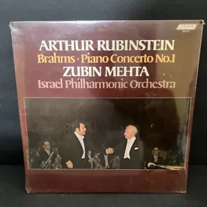 VTG 1976 Arthur Rubinstein BRAHMS PIANO CONCERTO No. 1 Zubin Mehta, Sealed NEW - Picture 1 of 3