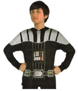 New Star Wars Darth Vader Hoodie Halloween Costume Size Kids Boys L/XL Disney - Picture 1 of 3