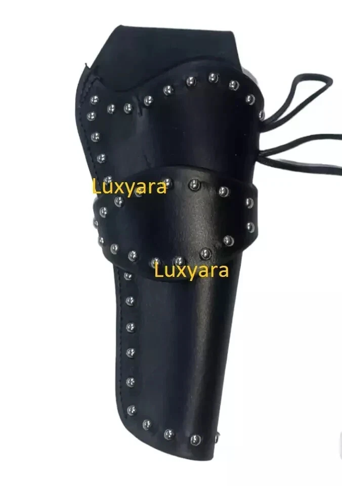 NEW COWBOY WESTERN HOLSTER SINGLE ACTION GUN CASE TOOLED LEATHER RED REVOLVER - Image 1 of 4