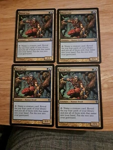 MTG - 4x Wood Sage - Conspiracy - Picture 1 of 2