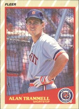 1989 Fleer Superstars Baseball Card #40 Alan Trammell